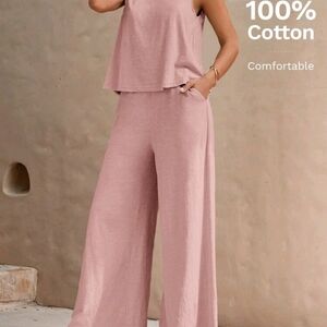 Elegant Mauve Sleeveless Jumpsuit